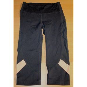 Womens Under Armour Allseason Gear Compression Capri Legging Fitted Small Black